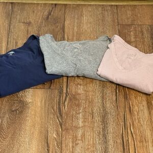 MATERNITY Set of Three T-Shirts - Blue, Gray, Orchid